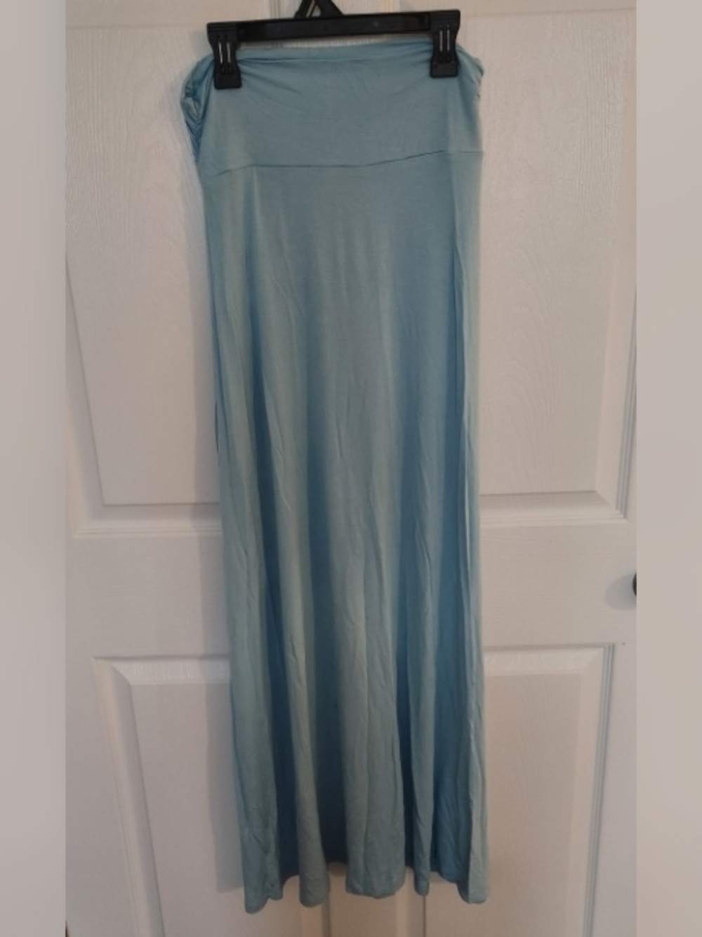By Johnny Light Blue Maxi Skirt